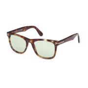 Tom Ford Stiliga solglasögon för män Brown, Unisex