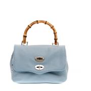 Zanellato Azzurra Handväska för Kvinnor Blue, Dam