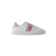 Versace Pre-owned Pre-owned Laeder sneakers White, Dam