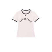 Courrèges Beige Mode Topp Rem White, Dam