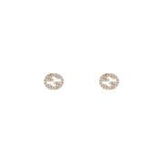 Gucci Ybd729408001 - Örhängen i 18kt rosa guld och diamanter Yellow, D...