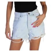 Richmond Sommar Shorts med knappstängning Blue, Dam