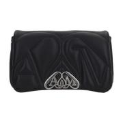 Alexander McQueen Quiltad Nappa Läder Axelväska Black, Dam