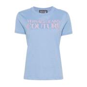 Versace Jeans Couture Klarblå T-shirts & Polos Blue, Dam