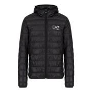 Emporio Armani EA7 Down Jackets Black, Herr