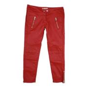 Isabel Marant Pre-owned Pre-owned Bomull jeans Red, Dam