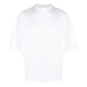 Jil Sander Klassisk Bomull T-shirt White, Herr