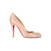 Christian Louboutin Pre-owned Pre-owned Laeder klackskor Beige, Dam