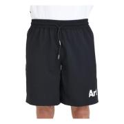 Arte Antwerp Svarta Shorts med Samuel Logo Black, Herr