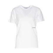 Hinnominate Vit Jersey T-shirt med Framtryck White, Dam