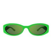 Gucci Vintage Mandelformade Solglasögon Gg1660S Green, Unisex