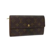 Louis Vuitton Vintage Pre-owned Belagd canvas plnbcker Brown, Dam