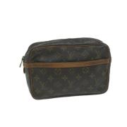 Louis Vuitton Vintage Pre-owned Canvas louis-vuitton-vskor Brown, Dam