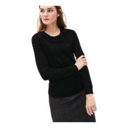 Lacoste Svart Sweatshirt Dammode Black, Dam