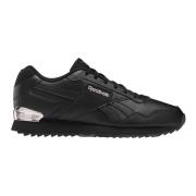 Reebok Kvinnors Classics Glide Ripple Clip Sneakers Black, Dam