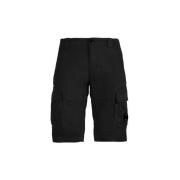 C.p. Company Cargo Shorts med Ikonisk Detalj Black, Herr