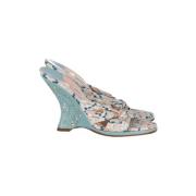 Jimmy Choo Pre-owned Pre-owned Bomull klackskor Multicolor, Dam