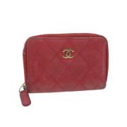 Chanel Vintage Pre-owned Laeder chanel-vskor Red, Dam