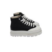 Maison Margiela Pre-owned Pre-owned Laeder sneakers Black, Dam