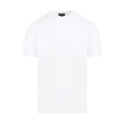 Giorgio Armani Vit Bomull T-shirt White, Herr