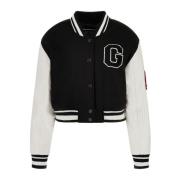 Guess Svart Collage Varsity Jacka Black, Dam