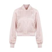 Ralph Lauren Blush Pink Bomber Jacket Pink, Dam