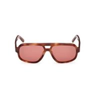 Gcds Stiliga solglasögon för män och kvinnor Brown, Unisex