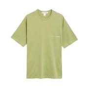 Comme des Garçons Logo Tee Shirt Knit Oversize Fit Green, Herr