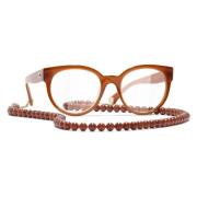 Chanel Originala receptglasögon med 3 års garanti Brown, Dam