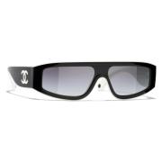 Chanel Ikoniska Solglasögon - Modell 6057 Black, Unisex