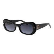 Dsquared2 Stiliga solglasögon D2 0110/S Black, Dam