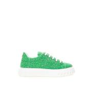 Casadei Grön Off Road Sneaker Disk Green, Dam