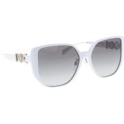 Versace Snygga Solglasögon för en Trendig Look White, Dam