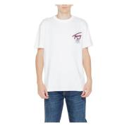 Tommy Jeans Regenerative Cotton Street T-Shirt White, Herr
