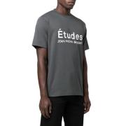Études Basquiat Grafisk Slate T-shirt Gray, Herr