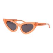 Kuboraum Stiliga solglasögon med Maske Y3 design Orange, Dam
