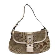 Coach Pre-owned Pre-owned Canvas axelremsvskor Multicolor, Dam