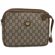 Gucci Vintage Pre-owned Canvas kuvertvskor Beige, Dam