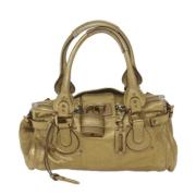 Chloé Pre-owned Pre-owned Laeder axelremsvskor Yellow, Dam