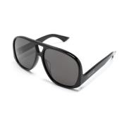 Saint Laurent SL 652F Solace 001 Sunglasses Black, Dam