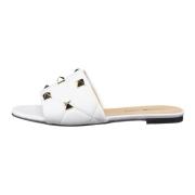 Cesare Gaspari Vita Rockstud Sandaler Mila White, Dam