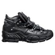 Vetements Chunky Sole Läder High-Top Sneakers Black, Herr