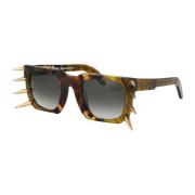 Kuboraum Stiliga solglasögon med Maske U3 design Brown, Dam