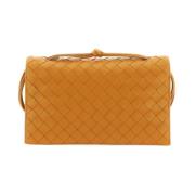 Bottega Veneta Stilfull Läder Väska för Daglig Användning Orange, Dam