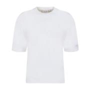 Calvin Klein Vit Ekologisk Bomull T-shirt White, Dam