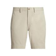 Ralph Lauren Beige Chino Shorts med Stretch Fit Beige, Herr