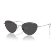 Swarovski Silver/Dark Grey Sunglasses Sk7018 Gray, Dam