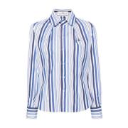 Vivienne Westwood Blårandig Bomullsskjorta Multicolor, Dam