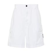 Calvin Klein Jeans Vita Denim Shorts White, Herr