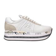 Premiata Beige Sneakers Multicolor, Dam